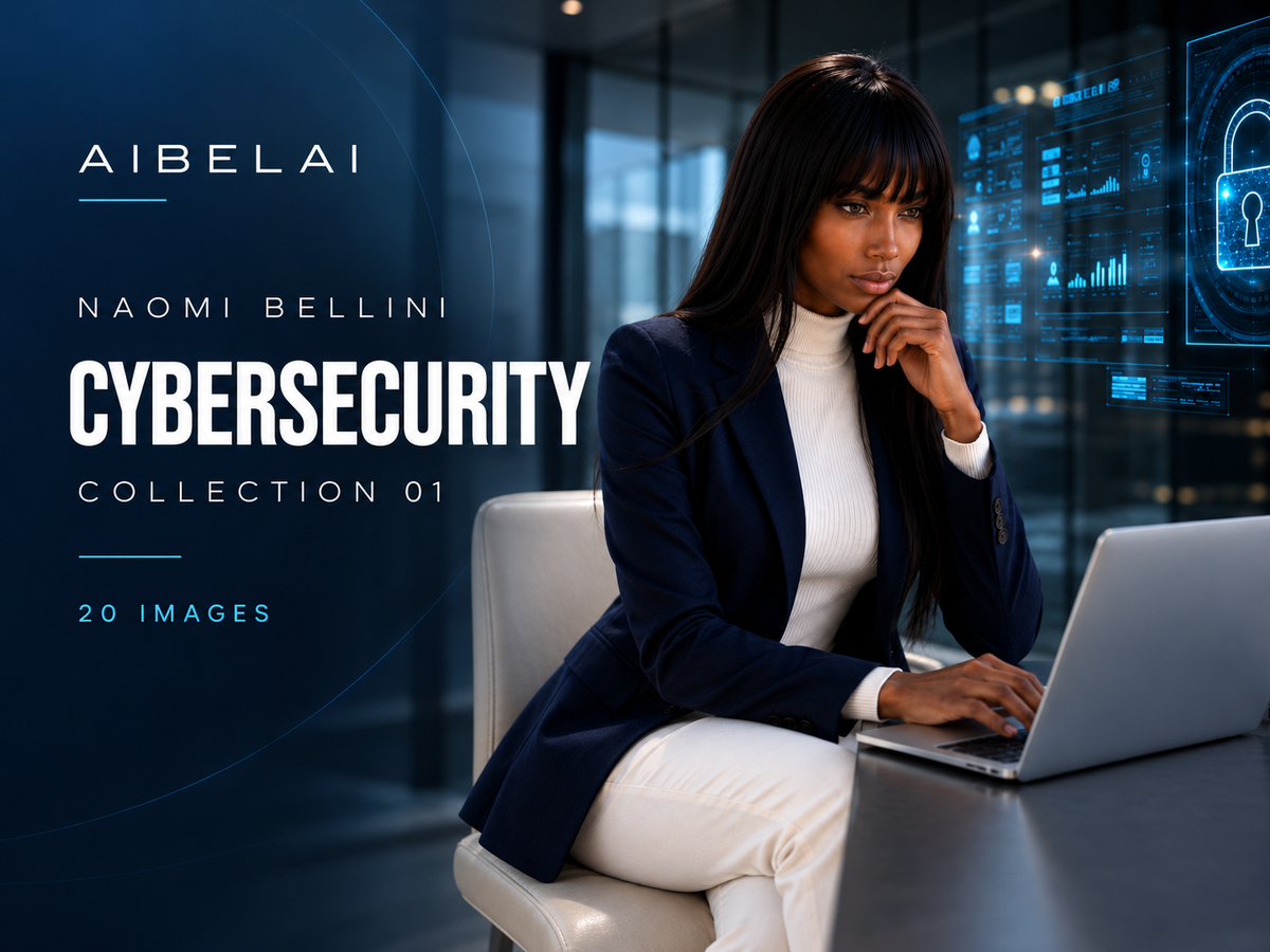 Naomi Bellini — Colección Ciberseguridad 01 — 20 imágenes